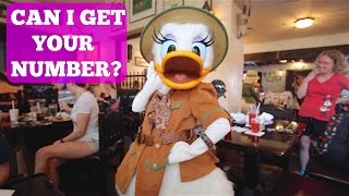 FLIRTING WITH DAISY AT TUSKER HOUSE IN ANIMAL KINGDOM | DCP SPRING 2017