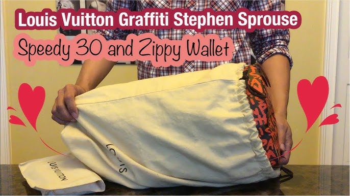 Stephen Sprouse x Louis Vuitton Green Graffiti Speedy 30 QJB0FZ2TGB120