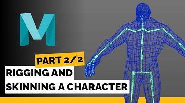 Maya Tutorial - Rigging and Skinning a Character | Part 2/2: IK Controls and Weight Painting