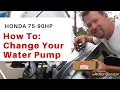 How To Change Your Water Pump Impeller Honda 75/90