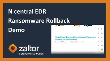 N central EDR   Ransomware Rollback Demonstration