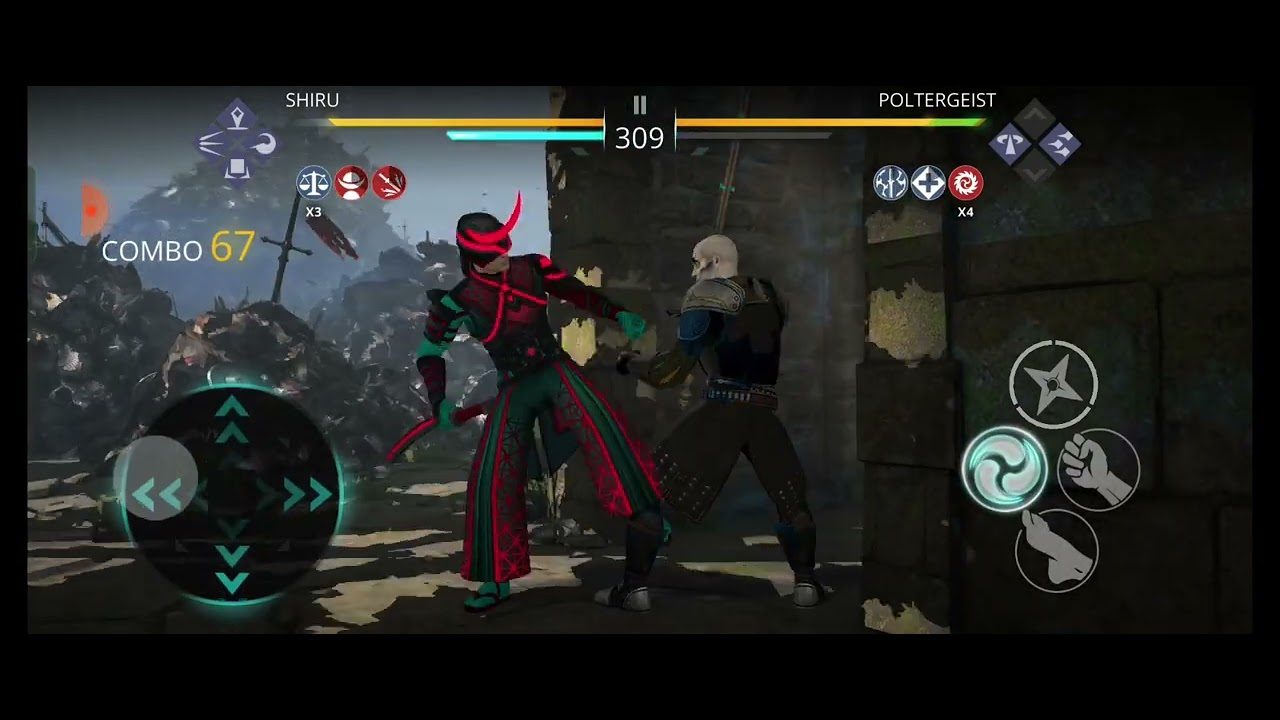 Shadow fight 3: judge lvl6 vs poltergeist - YouTube