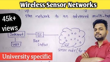Wireless sensor Networks in IoT | WSN in internet of things | Lec-22