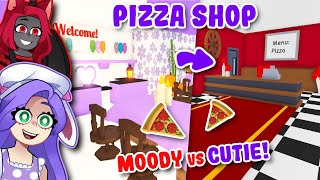 PIZZA Shop BUILD CHALLENGE With Moody! (Roblox)