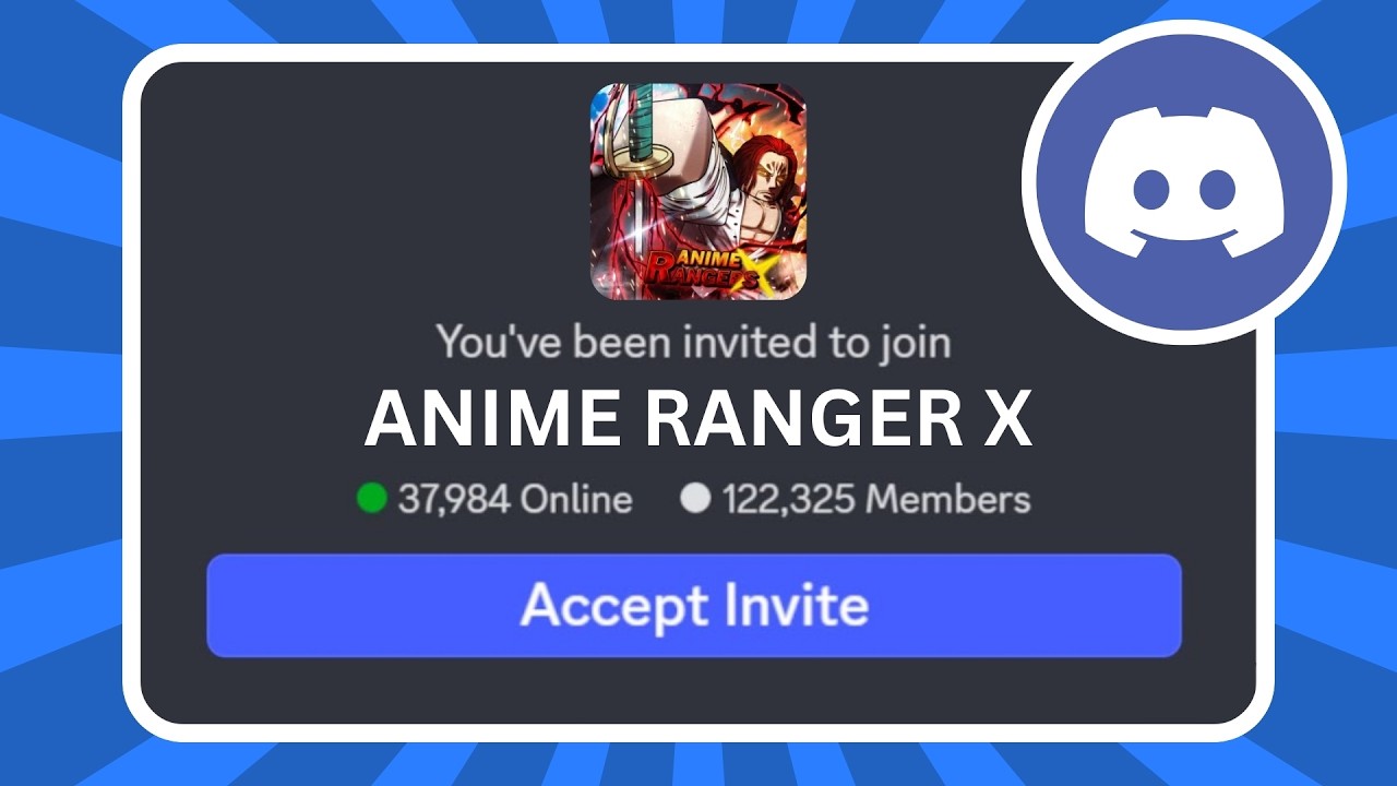 How to Join Anime Ranger X Discord Server - YouTube