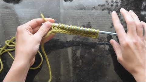 Tunisian Simple Stitch