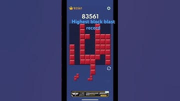 Highest block blast record😑😈