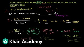 Calculating average speed and velocity edited | Physical Processes | MCAT | Khan Academy