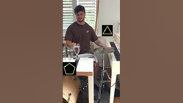 Polymeters Coordination Challenge - 5 against 3 Over 4/4 #shorts