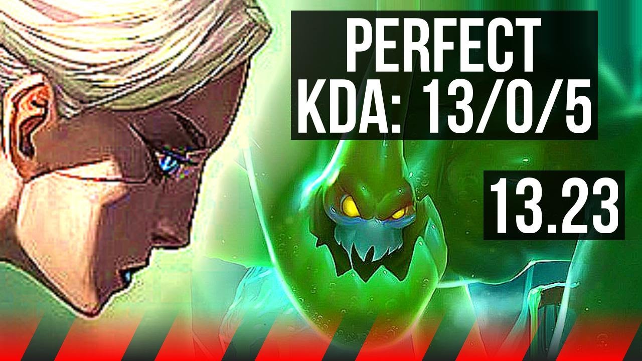 CAMILLE vs ZAC (TOP) 13/0/5, Legendary, 700+ games, 900K mastery KR