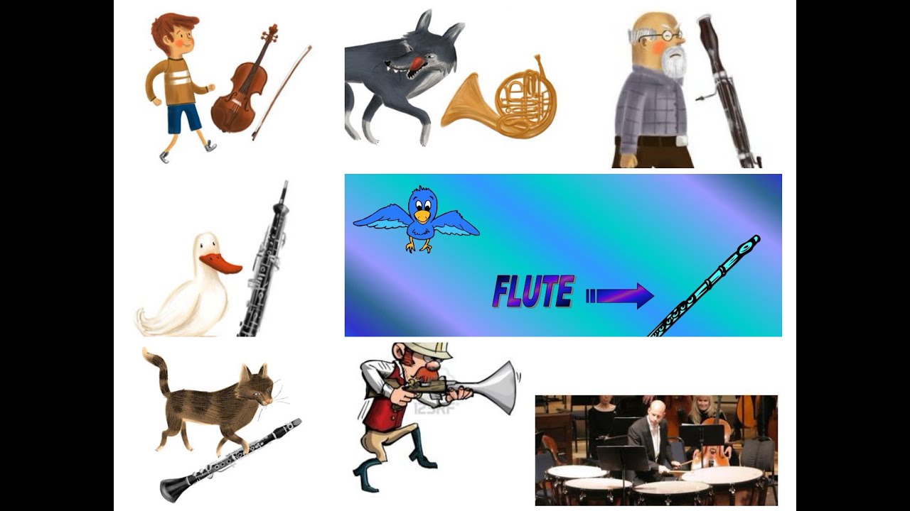 Peter and the Wolf Characters and Instruments - YouTube
