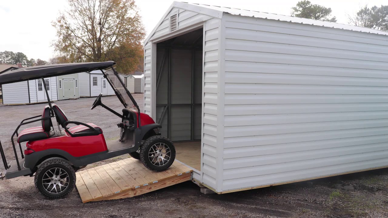 Cool Sheds Golf Cart Shed YouTube