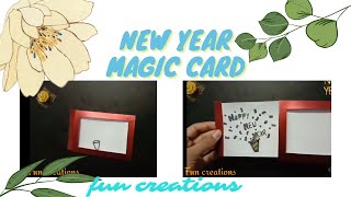 happy new year... magic card idea...💡😮😮#happynewyear #magical #magiccard #bestchannelfuncreations 😘😊