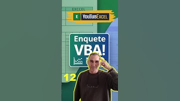 🤔 Excel VBA Enquete 12/25 / CADÊ O ERRO NESTE COMANDO?