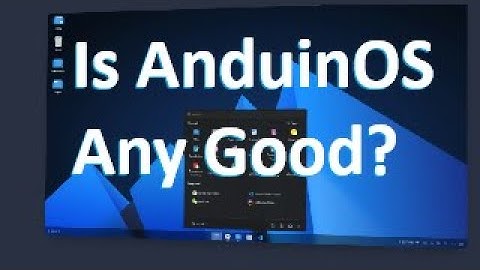 Installing AnduinOs, a Windows flavored Ubuntu