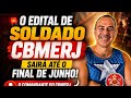 O edital de Soldado Temporário CBMERJ 2026 sairá esse mês ou no máximo até junho! Vamos
