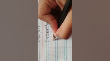 "October" in cursive writing | Cursive handwriting practice