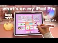 what's on my iPad Pro 2022 🍎 best iPad apps + widgets | productivity apps, note taking &amp; more ✨