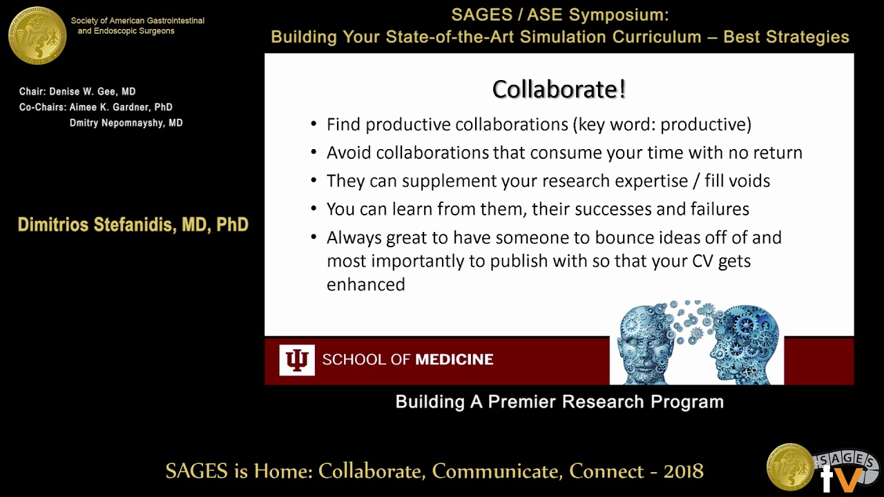 Building a premier research program