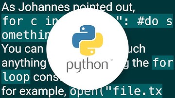 Iterating each character in a string using Python