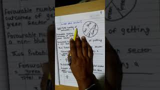 Probability of spinning a wheel with different coloured sectors