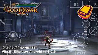 God of War Collection (PS Vita) Vita3K Emulator Android v1.6.05 Game Test