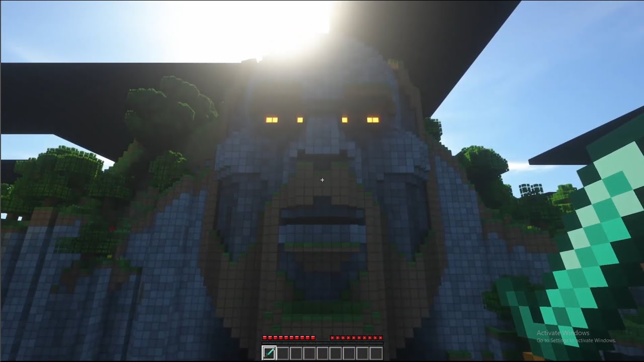 Minecraft The Temple Of Notch With Shaders [10 years later] - YouTube