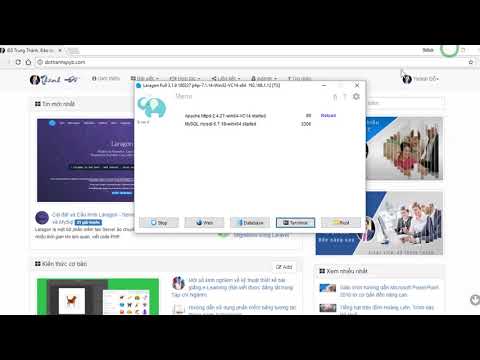 Video Cài đặt và cấu hình Laravel 5.6 với Laragon - youtube