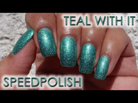 Teal With It + Sugar Dust Taco | Speedpaint & Polish in Motion | MSLP