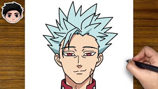 How To Draw Ban From The Seven Deadly Sins Easy Step-By-Step