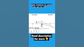 Image formation by convex lens || Convex lens || Image by convex lens. #physics #class10