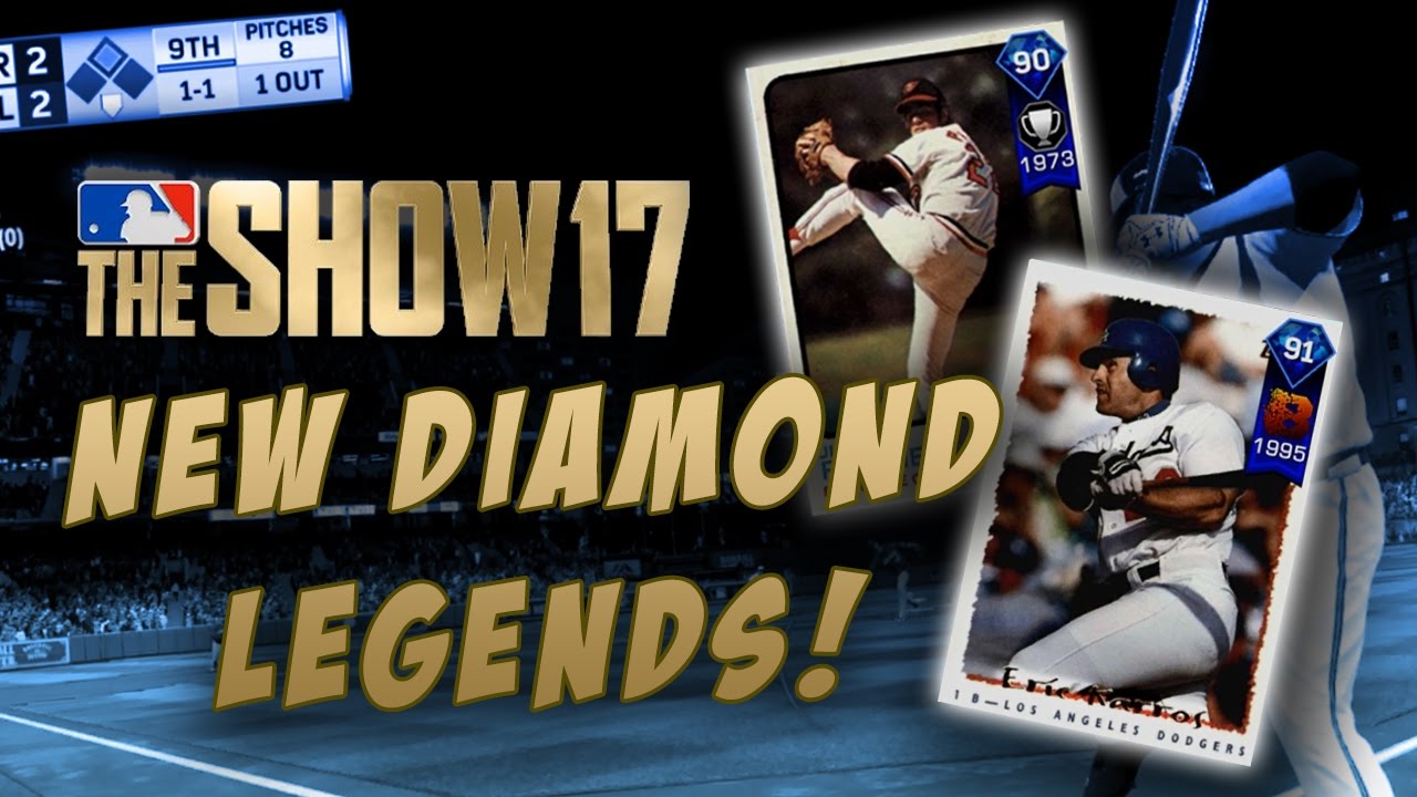 2 NEW DIAMOND LEGENDS REVEALED!! MLB THE SHOW 17 NEW LEGENDS!