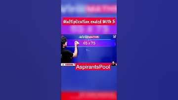 Multiplication ended with 5 Trick by Navneet Sir || #viralmathtricks #shorts