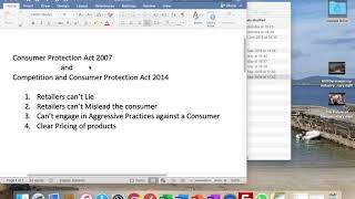 JC Consumer Protection Acts