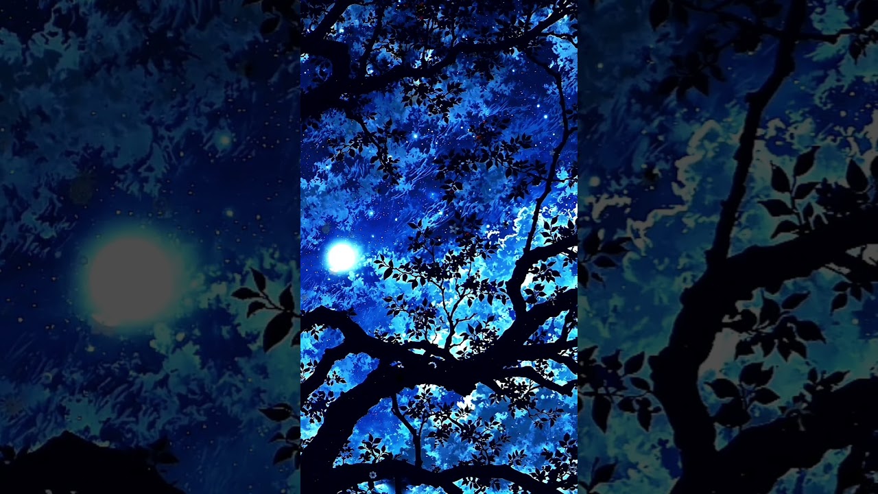 Anime Night Vibes | Dark Blue Aesthetic Sky"