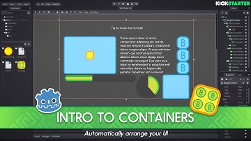 Intro to UI containers: Godot engine tutorial