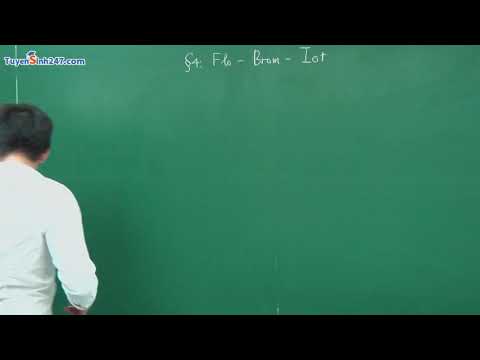 Bài:25 Flo - Brom - Iot | Chương 5: Nhóm Halogen|- | hóa học online lớp 10 - youtube