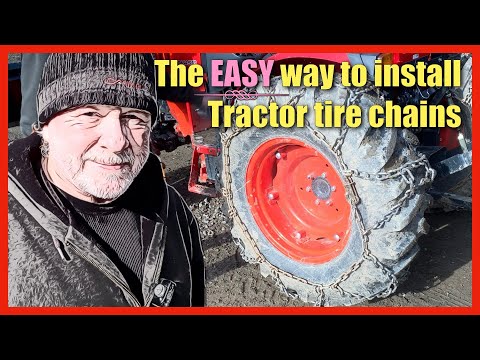 Installing Tractor Tire Chains The Easy Way