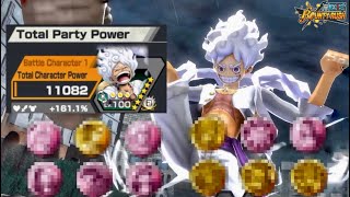 Playing New Extreme Gear 5 Luffy With Different Medals Gameplay One Piece Bounty Rush - OPBR