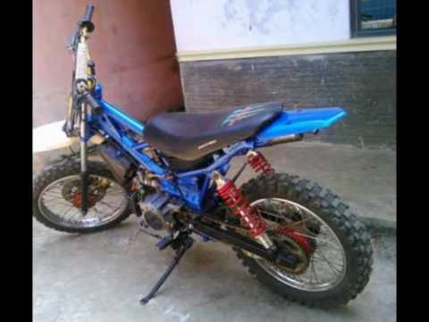 Video Motor  Bebek  Yamaha 2Tak F1zr Modif Trail Gasstrack 