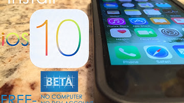 How To Install iOS 10 Beta 1 - FREE (NO COMPUTER)