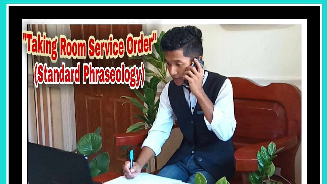 How To Take Room Service Order Standard Phraseology YouTube