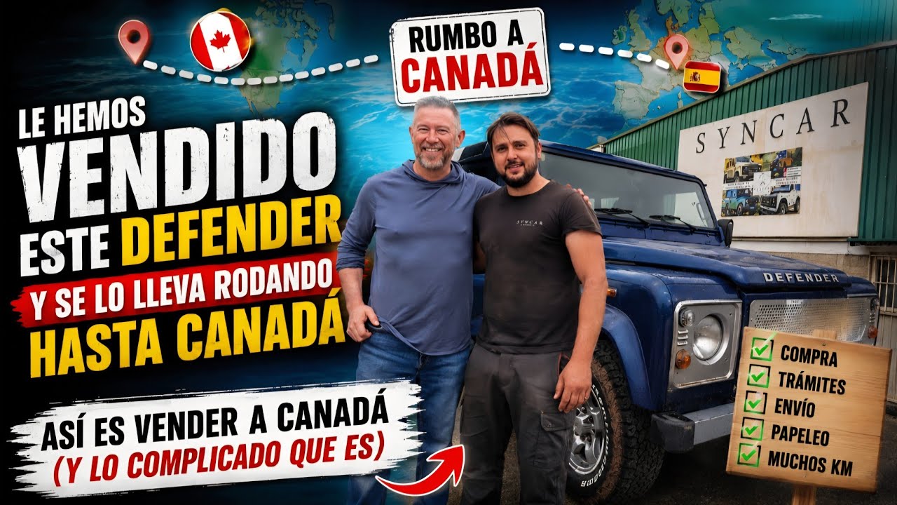 De Cantabria a Canadá: la increíble historia de este Land Rover Defender