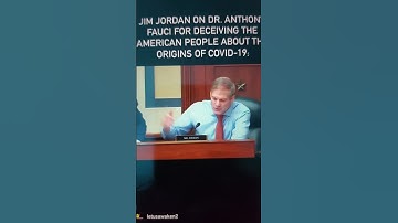 Jim Jordan Exposes Dr. Fauci. #maybachmel1804