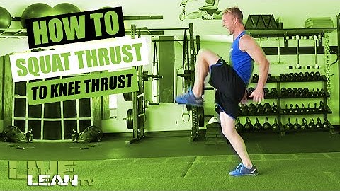 How To Do A BURPEE PUSH UP TO KNEE THRUST | Exercise Demonstration Video and Guide