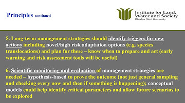 SWS  Europe 2020 Keynotes - Science, Policy and Management of Wetlands In a Changing Climate