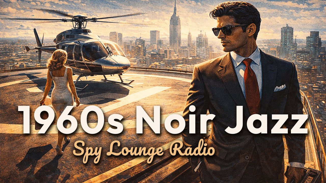 UNCLE’S AFTER-HOURS SPY LOUNGE — 1960s Noir Jazz Chill Mix | Late Night Focus & Smooth Ambience