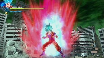 DBXV2 SSB Kaioken Custom Aura Mod WIP
