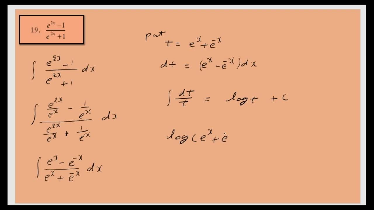 Class 12th Exercise 7 2 Questions16 To 25 E Ki Powewr 2x 3 Tan class-12th-exercise-7-2-questions16-to-25-e-ki-powewr-2x-3-tan
