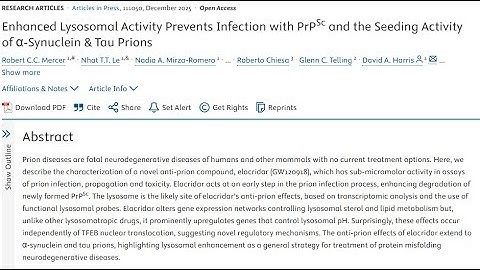 Enhanced lysosomal activity prevents infection with PrPSc and seeding of α-synuclein & tau